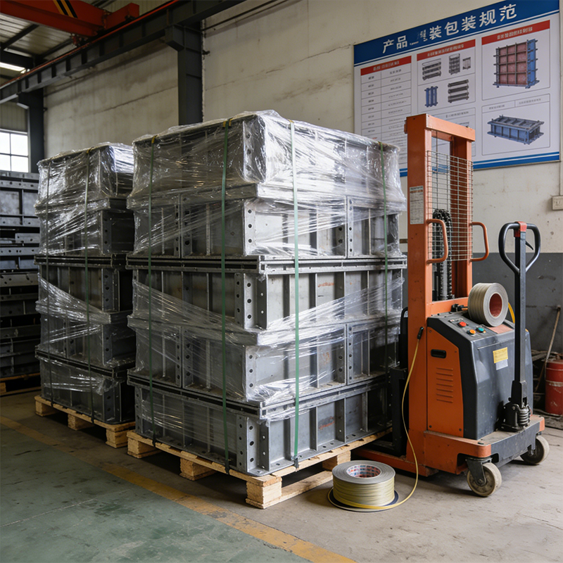 Smooth Finish Small Steel Formwork For Prefabricated Concrete Element Production