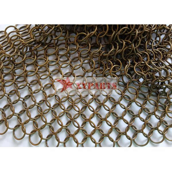 Durability And Flexibility Chain Mail Curtain In Architectural Design
