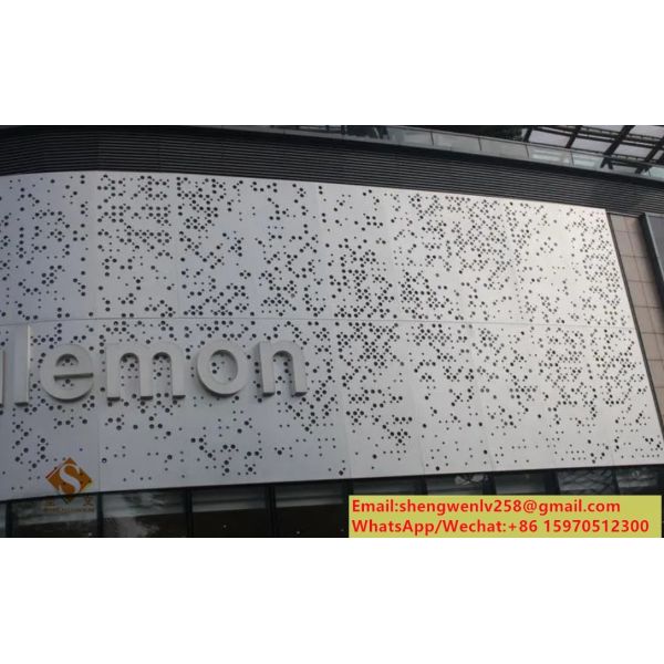 Metal aluminum facade aluminum panels for building facade customized metal sheet 3mm