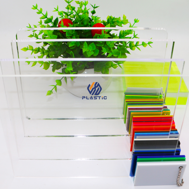 UV Resistant Customizable Color Weather Resistant Acrylic Sheet 4x8ft Cast Plexiglass