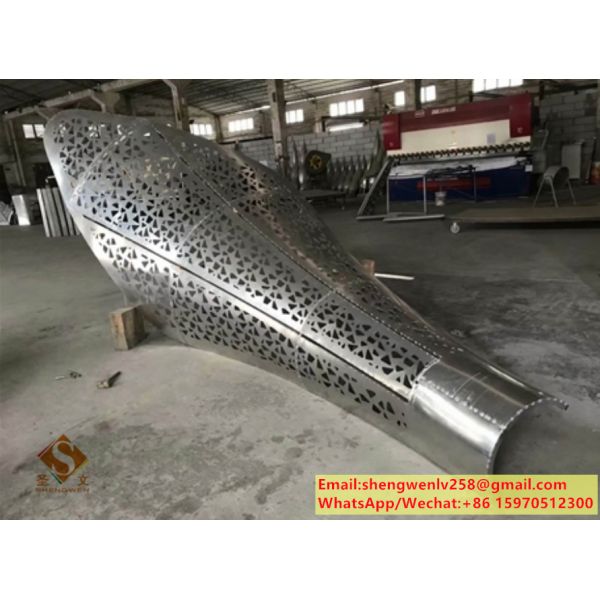 Metal aluminum facade aluminum panels for building facade customized metal sheet 3mm