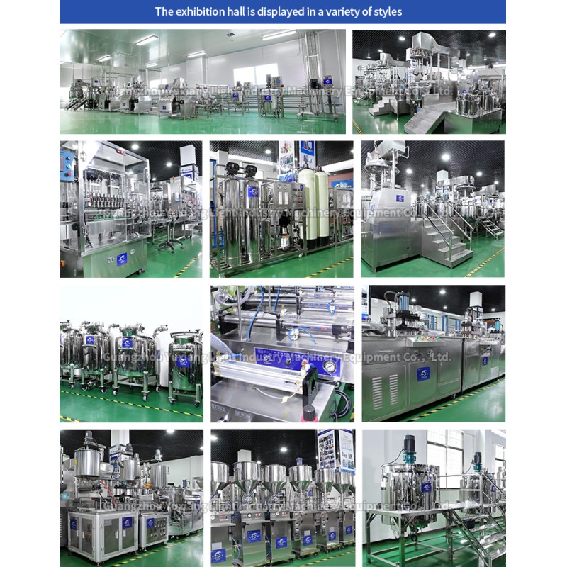 Cosmetic Cream Lotion Vacuum Homogenizer Emulsifying Mixing
