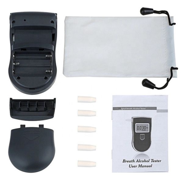 Digital Alcohol Breath Analyzer with Fast Response Time and Touch Screen Printer