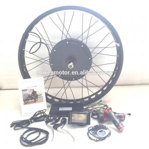 China REAR wheel electric motor kit for bicycle with LCD display on sale