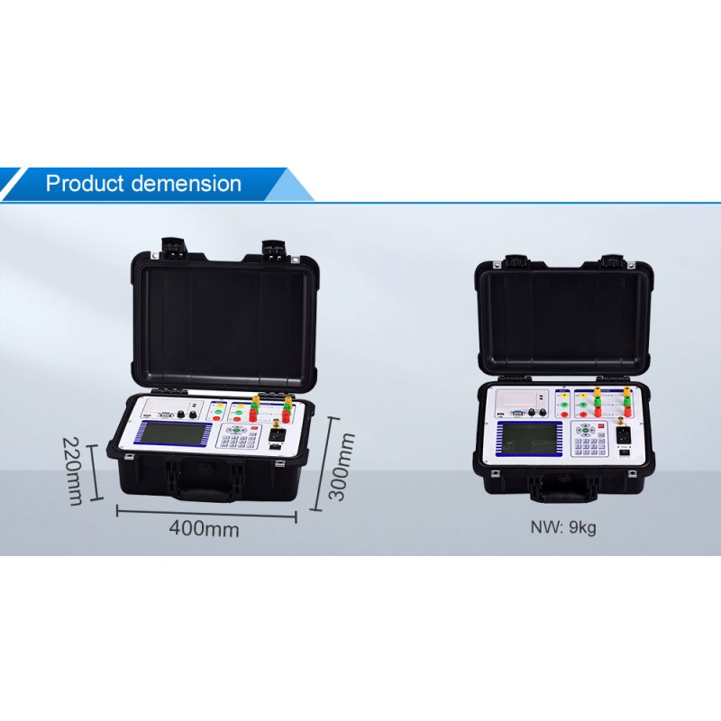 Multi-Function Transformer Power Tester, Portable High Accuracy for Load & No-Load Test