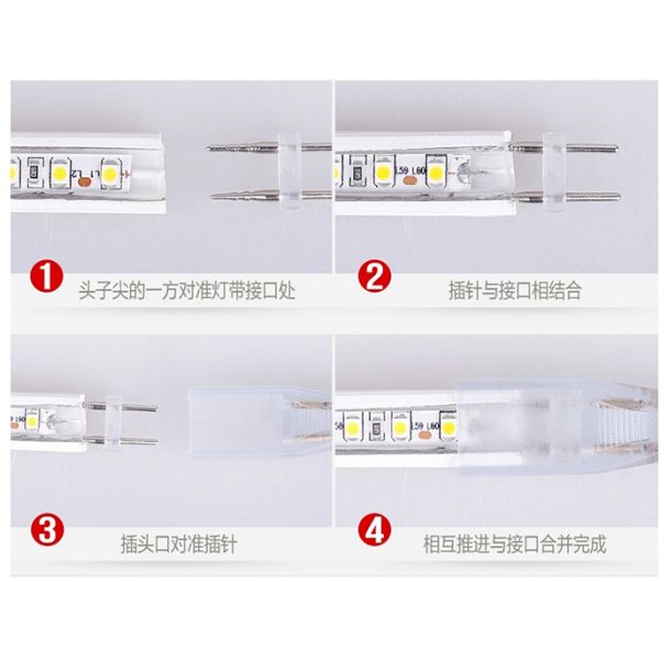 AC230V flexiable PCB LED Strips Light waterproof , exterior led strip lighting