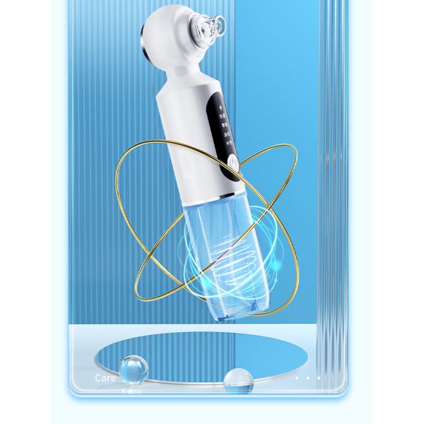 Blue Light Facial Cleansing Device With 4 Modes Vacuum Suction Pore Cleanser Machine