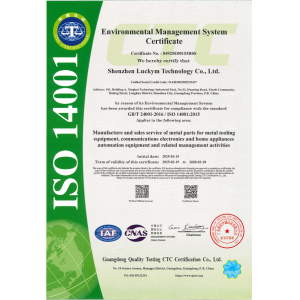 Shenzhen Luckym Technology Co., Ltd. Certifications