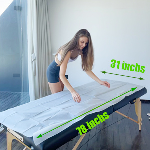 Disposable Bedsheet Nonwoven Bedsheet Cover Disposable PP Nonwoven Bed Sheet With Elastic Cover Band