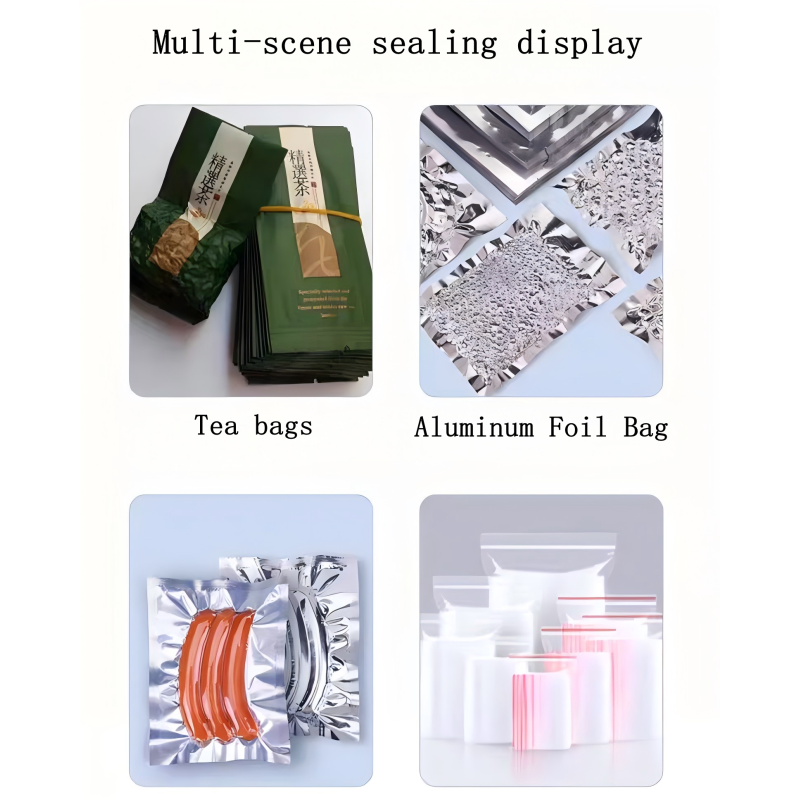Fully Automatic Commercial Small Tea Sealing Machine Candy Snack Continuous Fr400 Packaging Machine