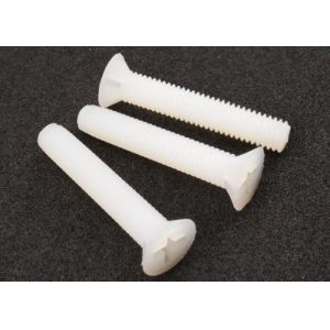 Buy cheap Flat Head White Nylon Screw M6 Cross Recessed Plastic Fastener from wholesalers