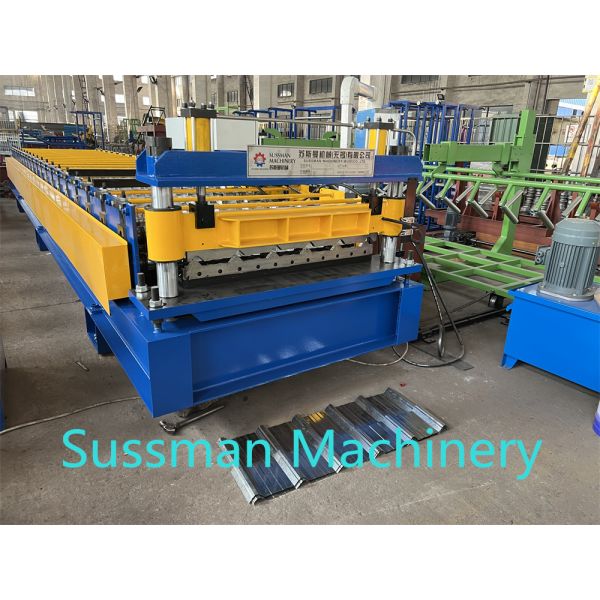 PPGI Color Steel Material Thickness 0.3-0.8mm 1220mm Coil Width Steel Roofing Roll Forming Machine
