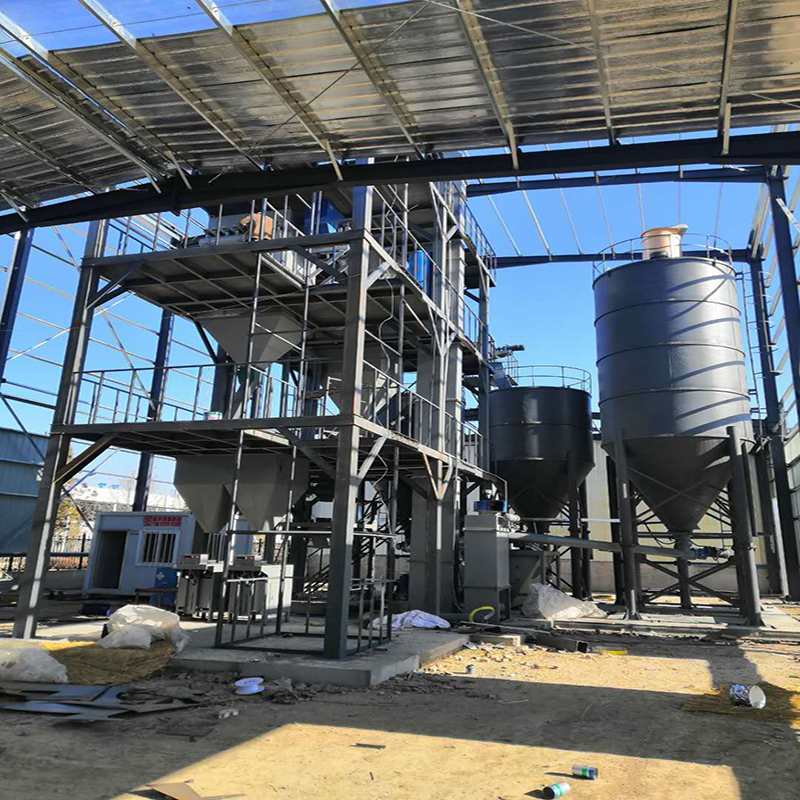 Interior Wall Powder Putty Dry Mortar Packing Machine / ISO CE Dry Mix Batching Plant