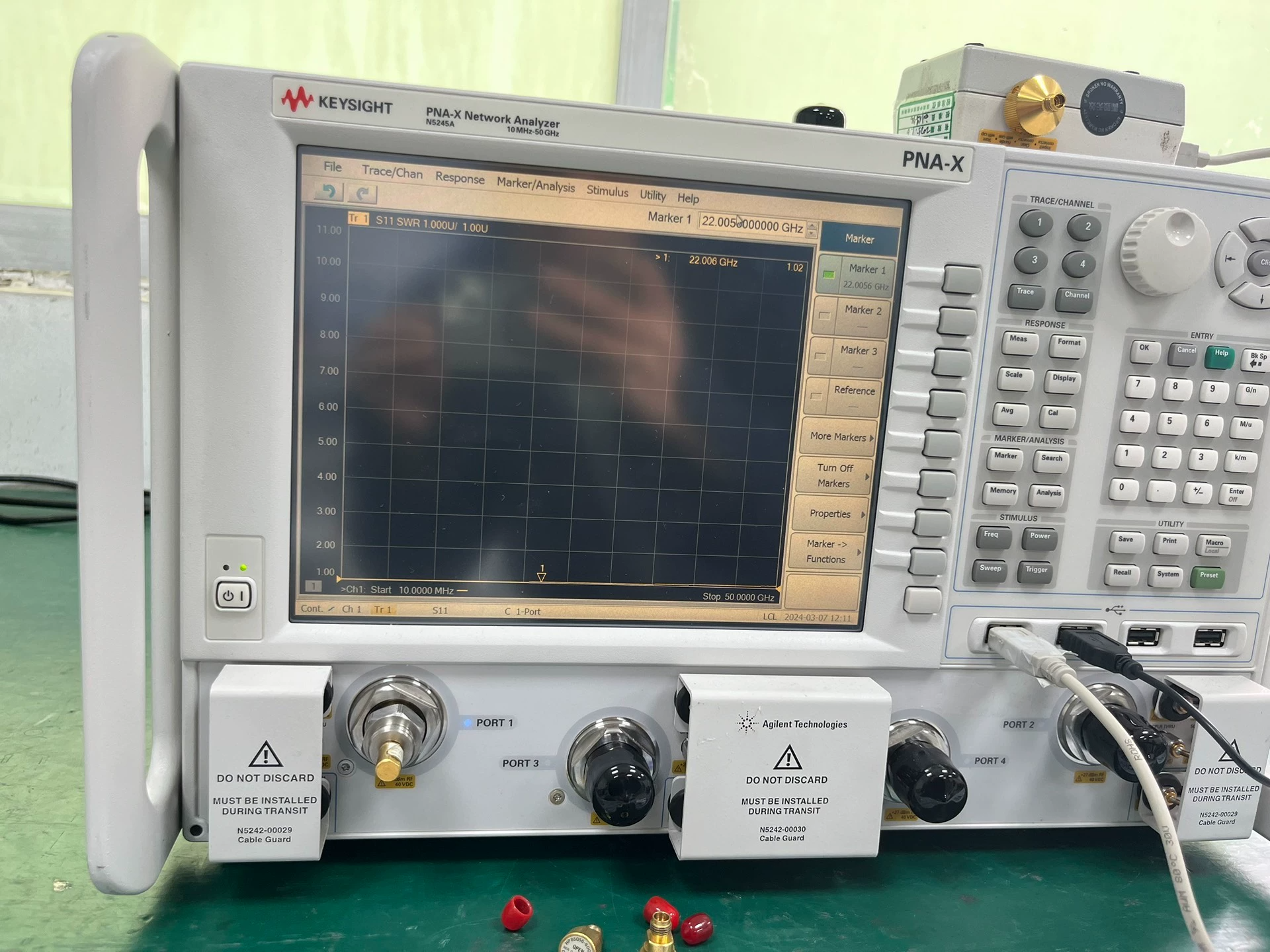 Agilent N5245A 50 GHz Pna X Network Analyzer High Dynamic Range
