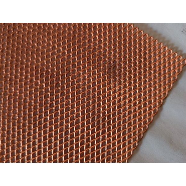 Emi Shielding Protective Copper Expanded Metal Mesh For Wind Energy Composites