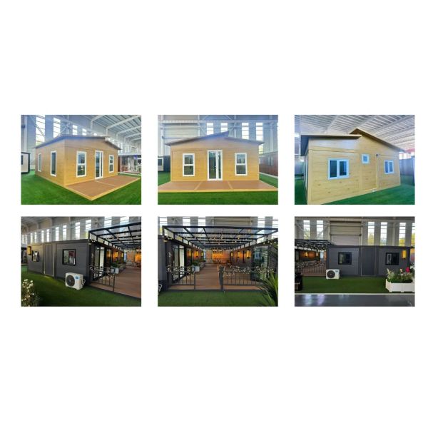 20FT Expandable Prefab Container House with Weatherproof and Corrosion Resistant Steel Frame for Quick Installation
