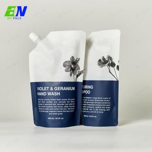 China 500ml custom Printing Hand Wash Spout Pouch Liquid Refill Packaging Pouch on sale