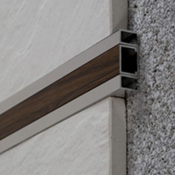 Aluminium Square Edge Trim Bathroom Floor Round Edge Tile Trim