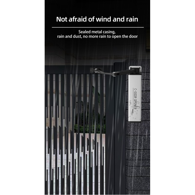 Smartphone Door Opener Automatic Large Load Bearing with Closer Key / Card Access