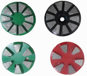 Buy cheap Terrco Diamond Grinding Stones With 8 Triangle Segments For Concrete Floor product
