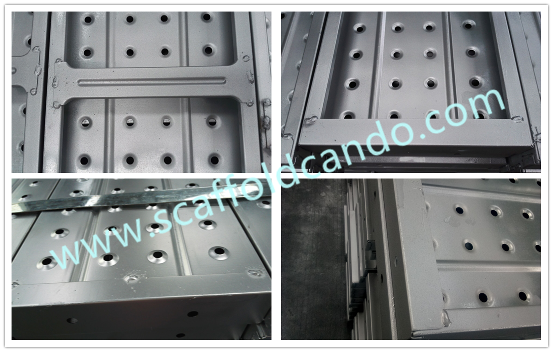 Q235 pre-galvanized scaffolding steel plank 210*1000mm,2000mm,1500mm,3000mm,4000mm as working platform with good bearing