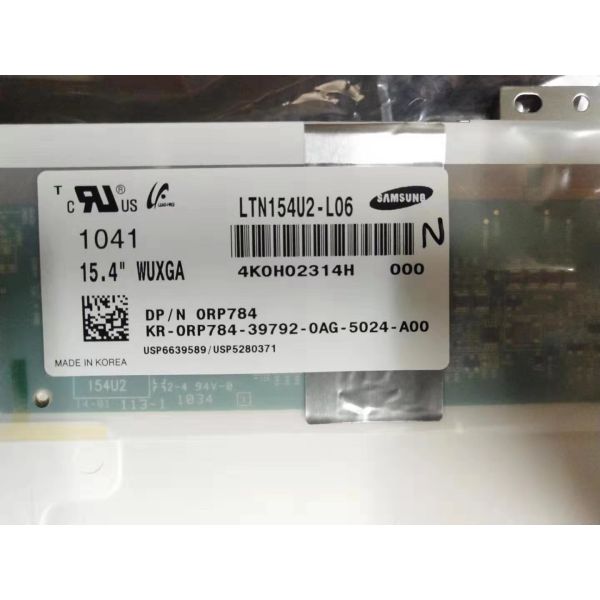 1920*1200 Pixels Smart Touch Screen Monitor Samsung 300CD/M2 20 Pin LTN154U2-L06