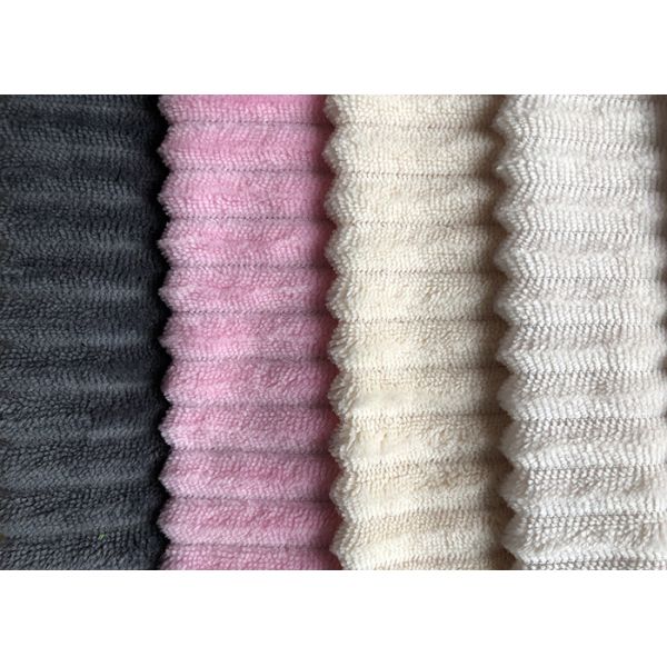 Stripe Pattern 2mm Minky Plush Fabric Making Soft Toys