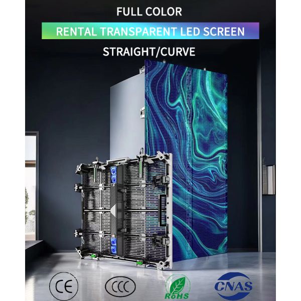 HD Outdoor Transparent LED Screen Manufacturer CE ROHS FCC Certification