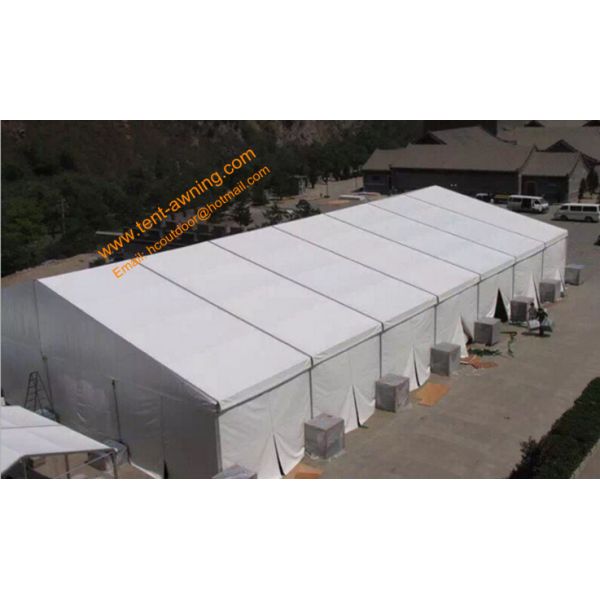 Windproof Temporary Workshop Tent Aluminum Structure Waterproof Marquee Tents