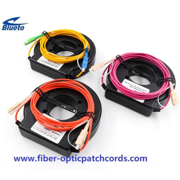 OTDR Launch Cable Mini Box E2000-LC OM4 Multi Mode Test Cable Optical Fiber Dummy Fiber