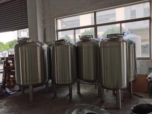 Buy cheap SUS304 Stainless Steel Water Storage Tank for mineral water production line with price / cost product