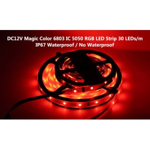 Buy cheap 5m digital RGB 150LED IP20 Non waterproof dream magic color 6803ic Led Strip from wholesalers