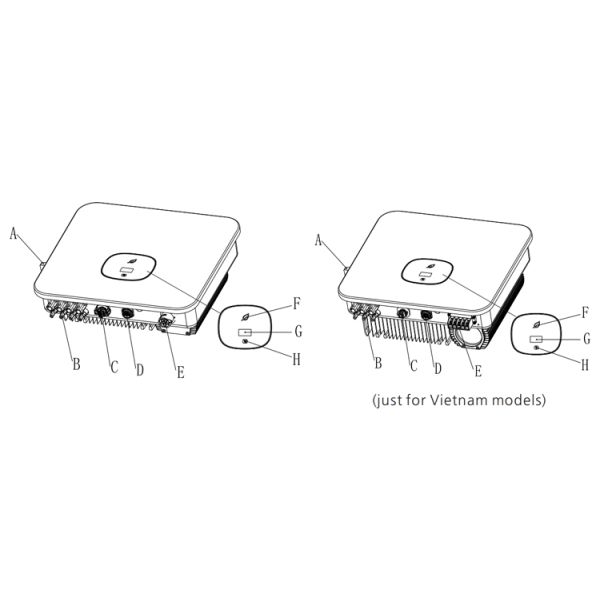MOD 3-15kw Growatt On Grid Solar Inverter DC/AC 3 Phase Inverter
