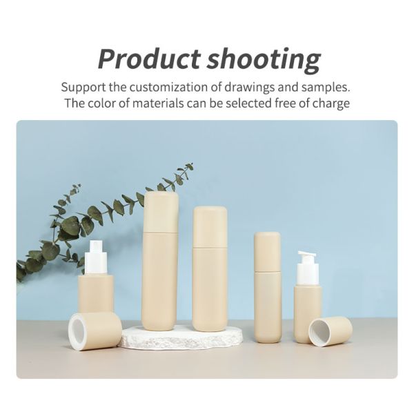 100ml Lotion Bottle Refillable Empty Square Plastic Bottle For Skincare