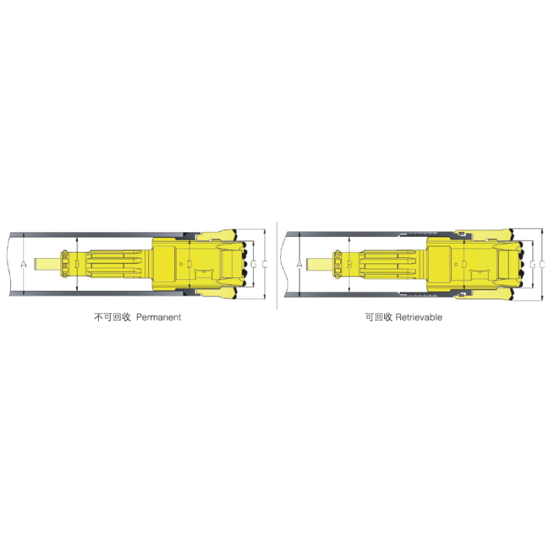 Concentric Overburden DTH Drilling Tools Eccentric Reamer Drill Bits For Hard Rock