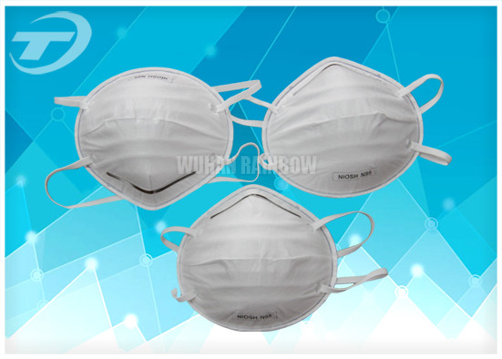 Dust Disposable Face Mask Single Use N95 Respirator Mask Hypoallergenic