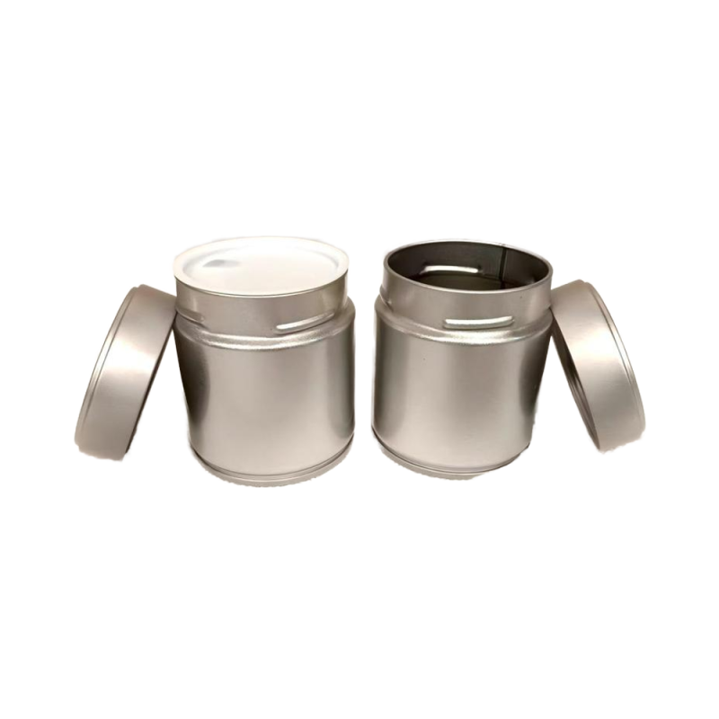 Empty Round 30g Match Powder Sealed Tin Can Airtight Powder Packaging