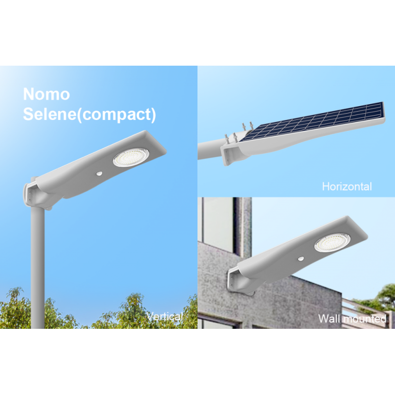 Wireless Motion Sensor Solar Panel Street Lights 1800 LM Long Life Span