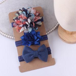Buy cheap Three-Piece Baby Headband Baby Headwrap With Flower And Bow product