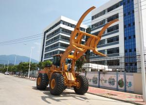 China 10t/12T/15t load capacity log loader 12ton wheel loader with clamp for sale on sale
