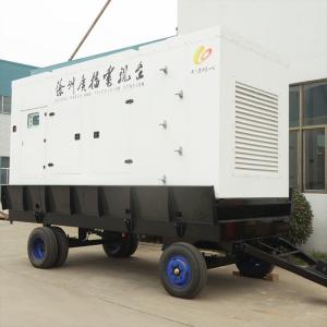 China Practical Trailer VOLVO Diesel Generator Set Single Phase 500KVA 400KW on sale
