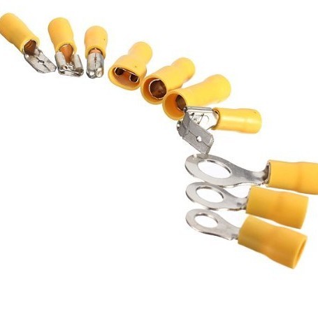 Insulated Red Yellow Blue Assorted Terminal Assortment Kit KLI-9853412 480 Pcs