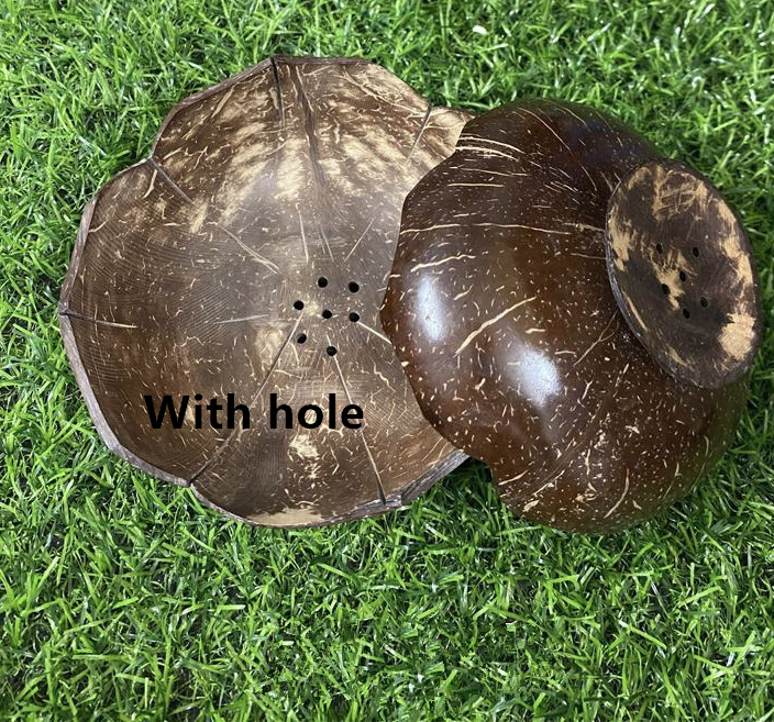 Firlar Bathroom Coconut Shell Soap Box Natural Handmade For Kitchen Tub