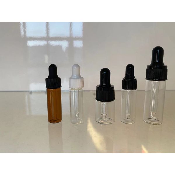 10ML 30ML Glass Essential Oil Bottle With Dropper Screw cap