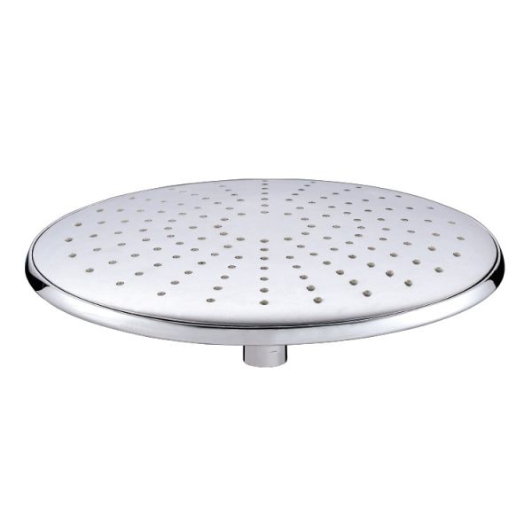Fixed Support Type Bathroom Showers Classic Round Design Hot And Cold Water Function ABS Plastic Material