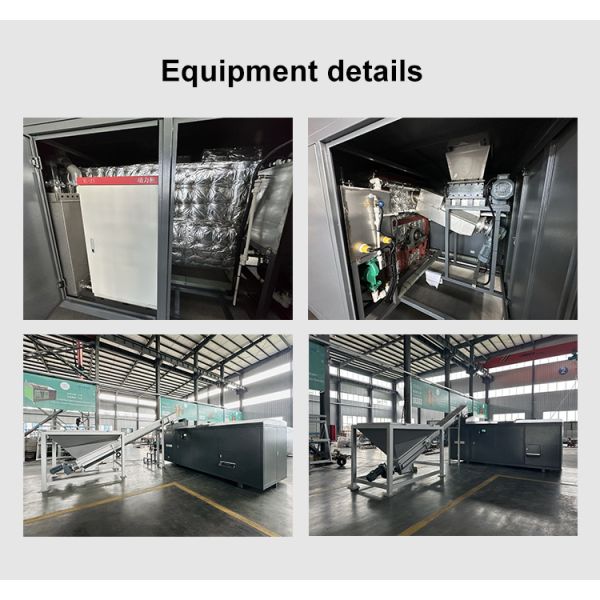 TOGO Eco-friendly Organic Waste Composting Machine with 24-hour Rapid Composting No Odor Generated and Famous Brand PLC Control