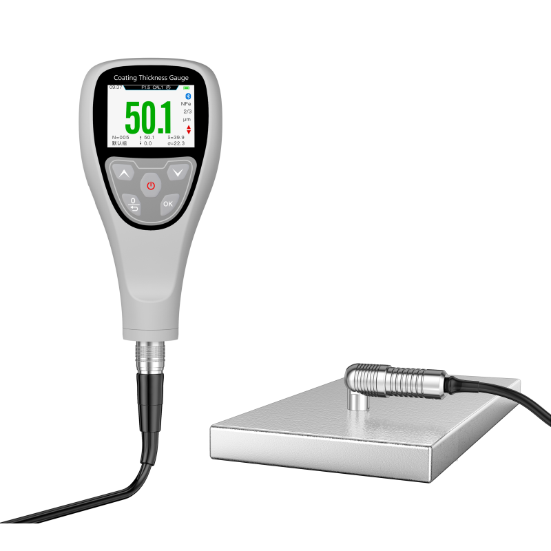 Pipe Surfaces Paint Gauge Thickness Meter With Rotating Probe For Fireproof Coatings