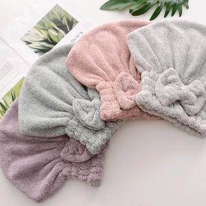 Buy cheap Anti Bacterial Bamboo Turban Hair Towel Soft 350gsm product