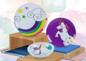 Buy cheap Unicorn Printed Unbreakable A Grade Kids Melamine Dinner Sets product