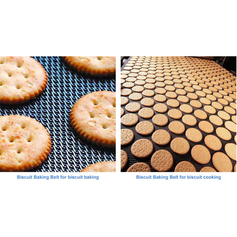 Rolled Baking Stainless Steel Flat Wire Conveyor Belt / Chain Driven Conveyor Belt